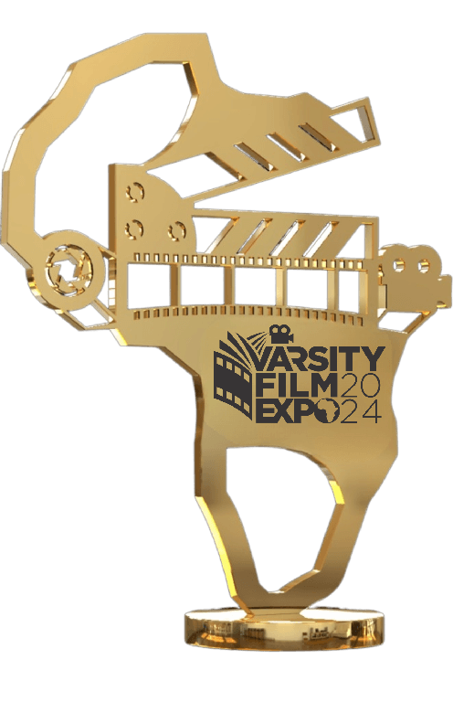 Varsity Film Expo Trophy. Billy Miaron, Best Documentary 2024. Braves of Naning'oi